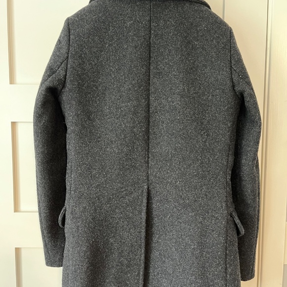 Dock Peacoat Wool Charcoal Extra Small - Picture 4 of 4